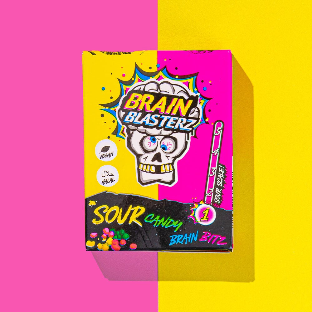 Brain Blasterz Sour Brain Bitz Mini Candy Box 45g