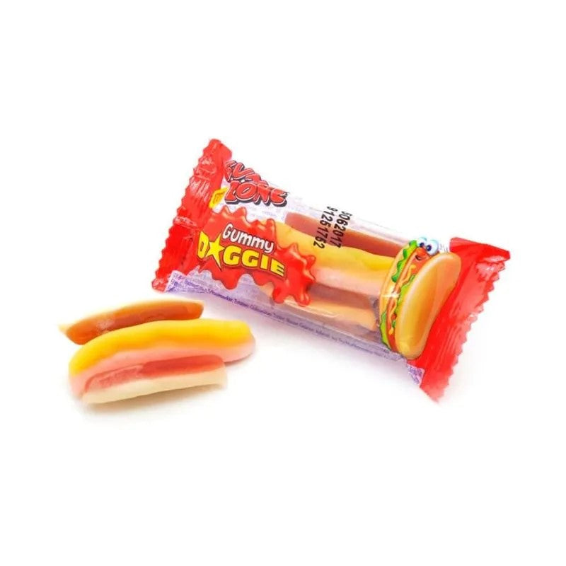 Gummi Zone Mini Hot Dogs Chew Gum