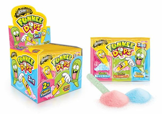 Funkee Dips 3 in 1 Sherbet Powder Candy Pack 28g