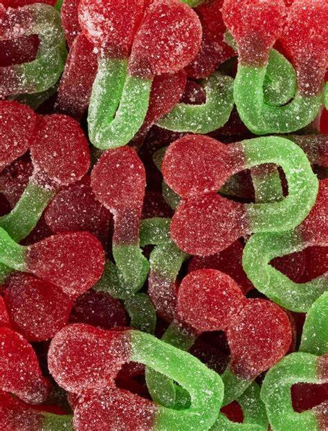 Giant Sour Cherry Chewy Sweets Unwrapped